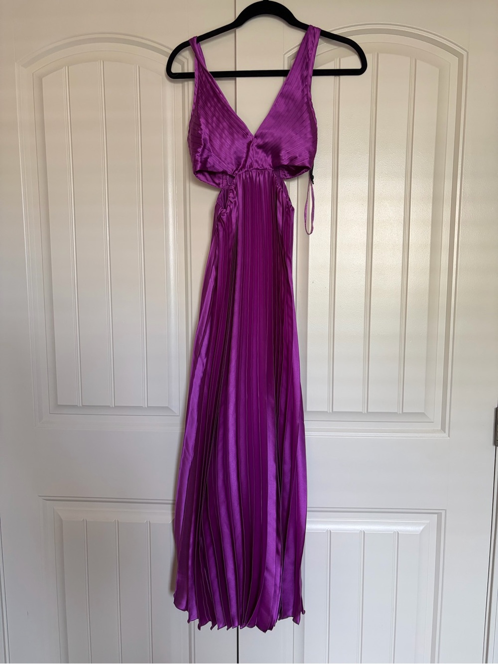 Sincerely Jules Purple Pleated Maxi Dress